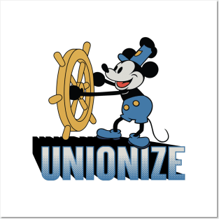 Steamboat Willie - Unionize Posters and Art